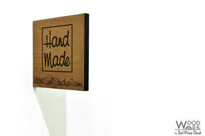 Solid Wood Address Plaques African Teak (Iroko) - Signs