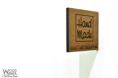 Solid Wood Address Plaques African Teak (Iroko) - Signs