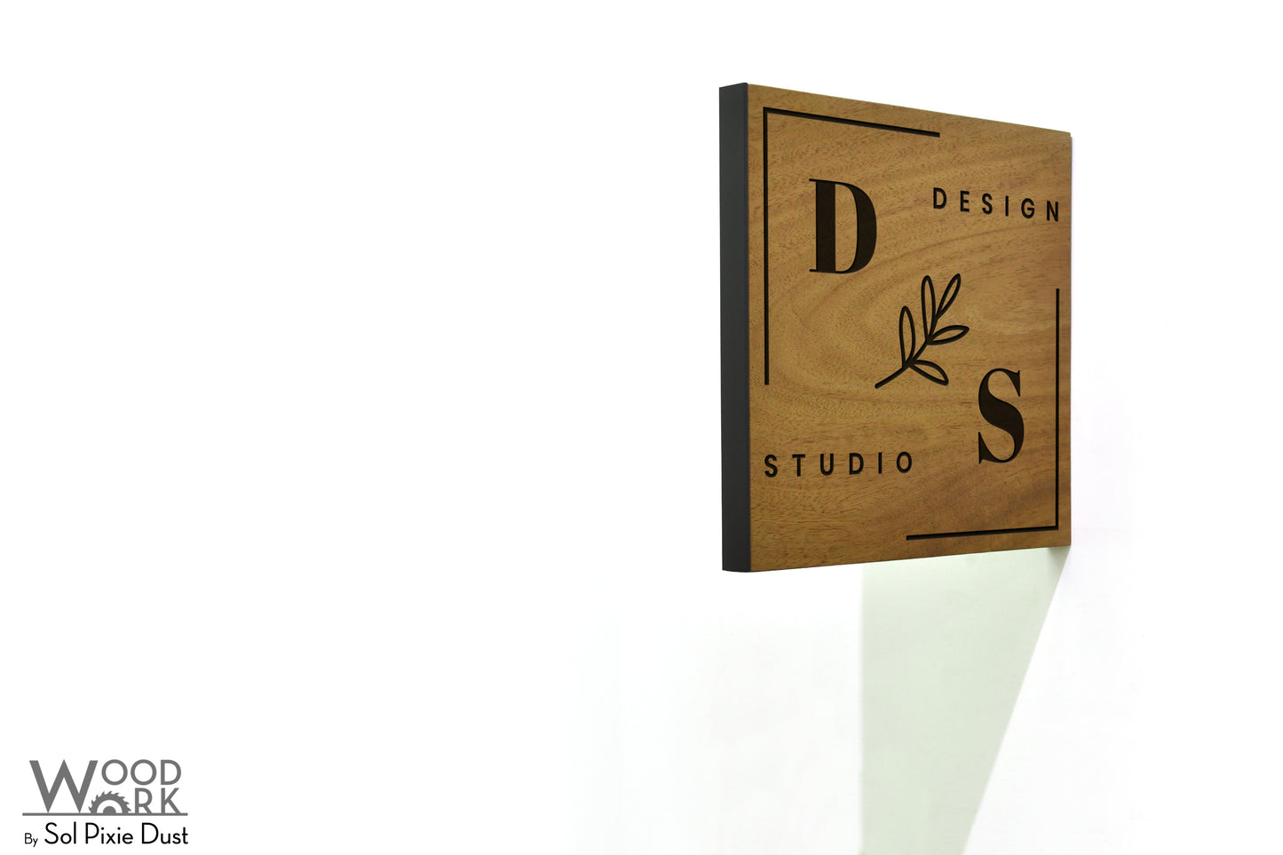Solid Wood Address Plaques African Teak (Iroko) - Signs
