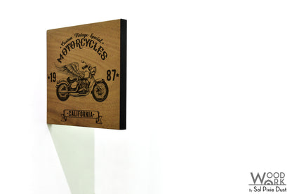 Solid Wood Address Plaques African Teak (Iroko) - Signs
