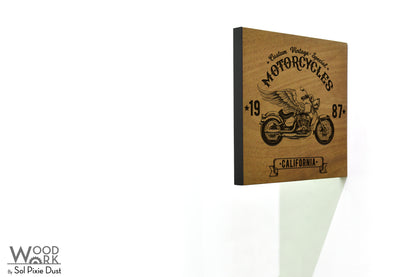 Solid Wood Address Plaques African Teak (Iroko) - Signs