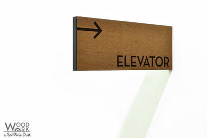 Solid Wood Address Plaques African Teak (Iroko) - Signs