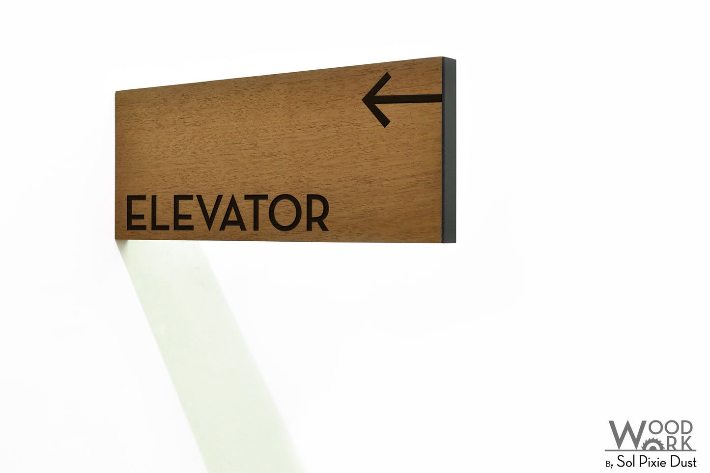 Solid Wood Address Plaques African Teak (Iroko) - Signs