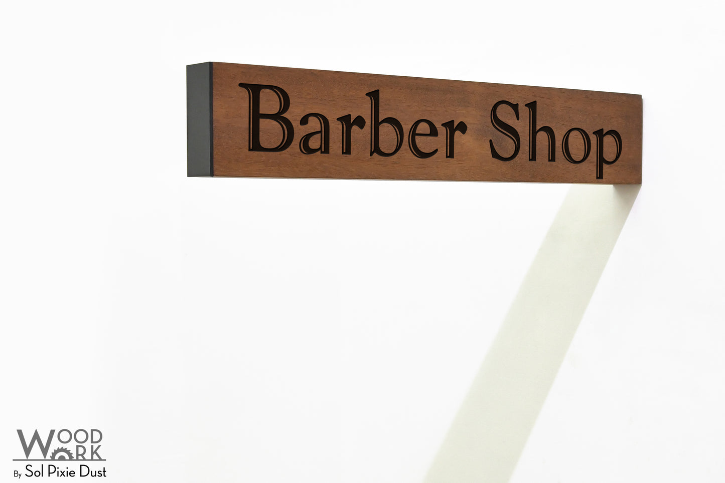 Solid Wood Address Plaques African Teak (Iroko) - Signs