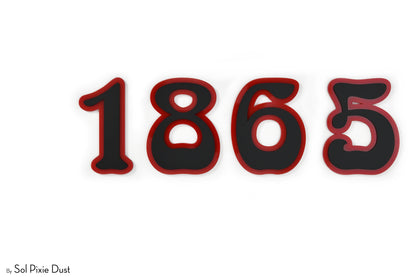 Modern House Numbers – Acrylic & Alucobond (ACP)