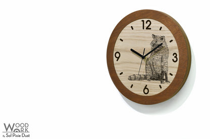 Wooden Round Clocks