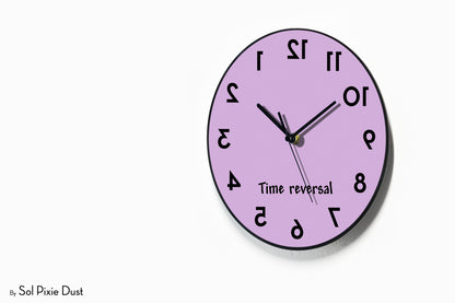 Reverse Wall Clocks
