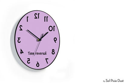 Reverse Wall Clocks