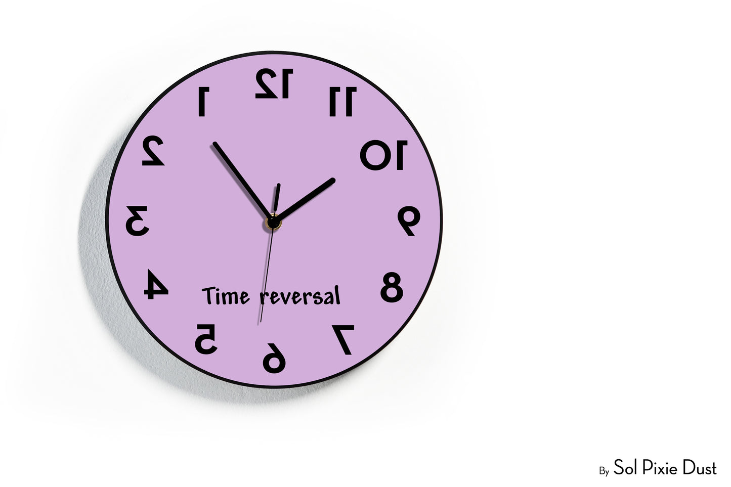 Reverse Wall Clocks