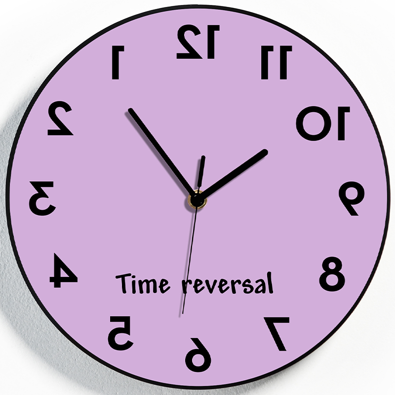 Reverse Wall Clocks