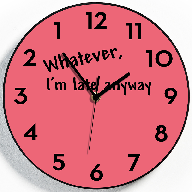 Reverse Wall Clocks