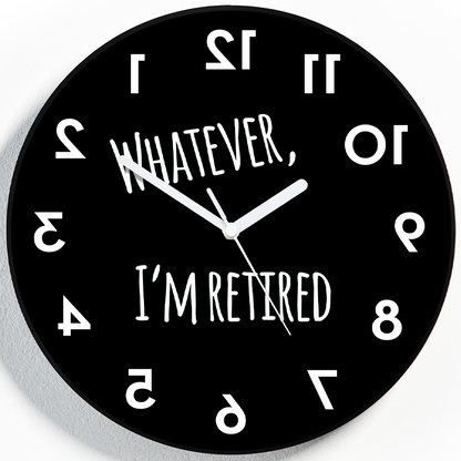 Reverse Wall Clocks