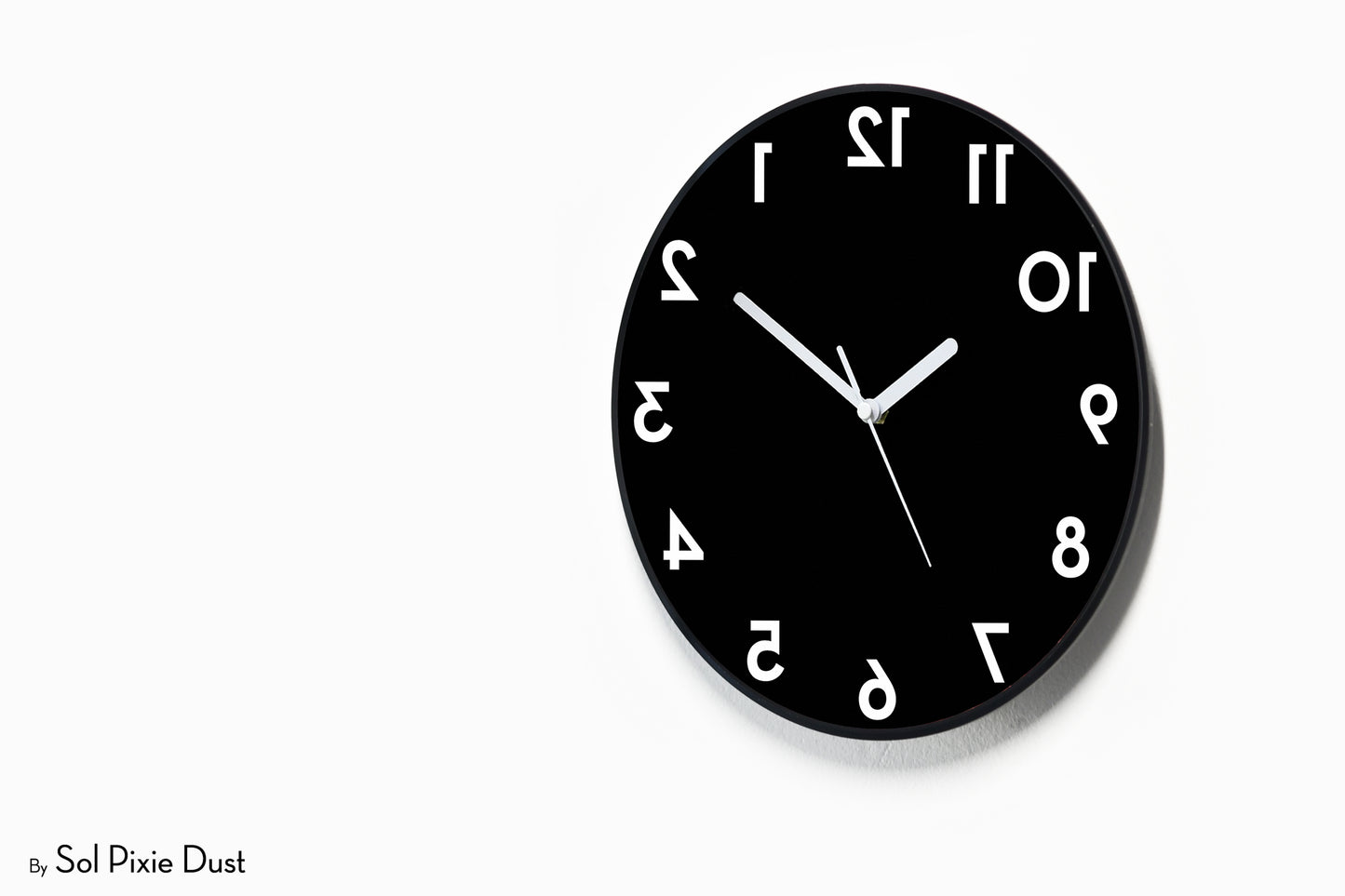 Reverse Wall Clocks