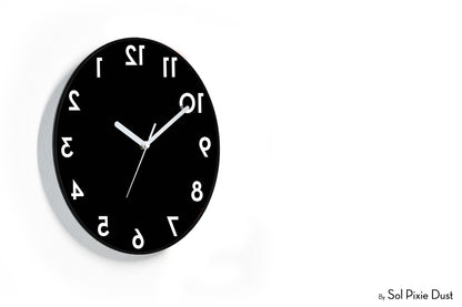 Reverse Wall Clocks