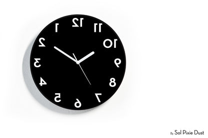 Reverse Wall Clocks