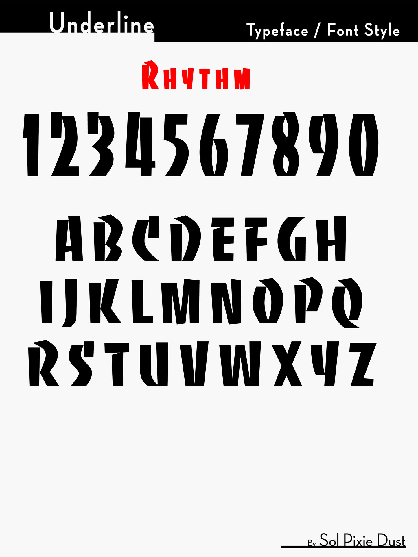Underline House Numbers - LED Sign ( Font Options )
