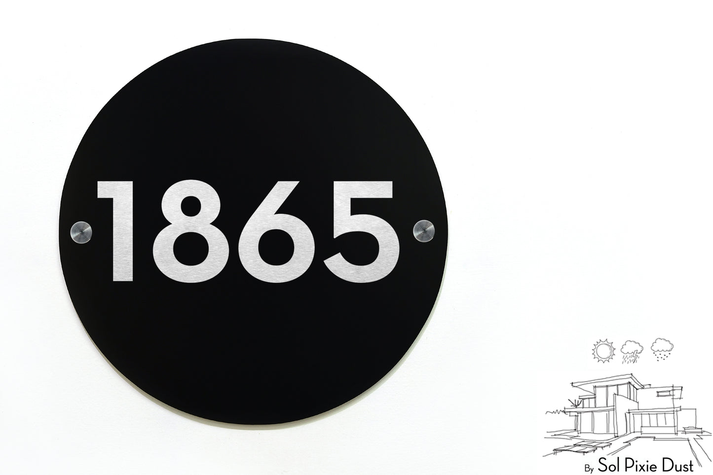 Aluminum (ACP) Engraved Address Plaque