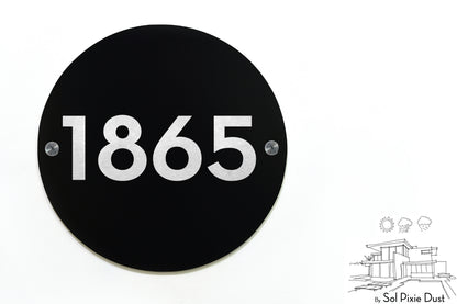 Aluminum (ACP) Engraved Address Plaque