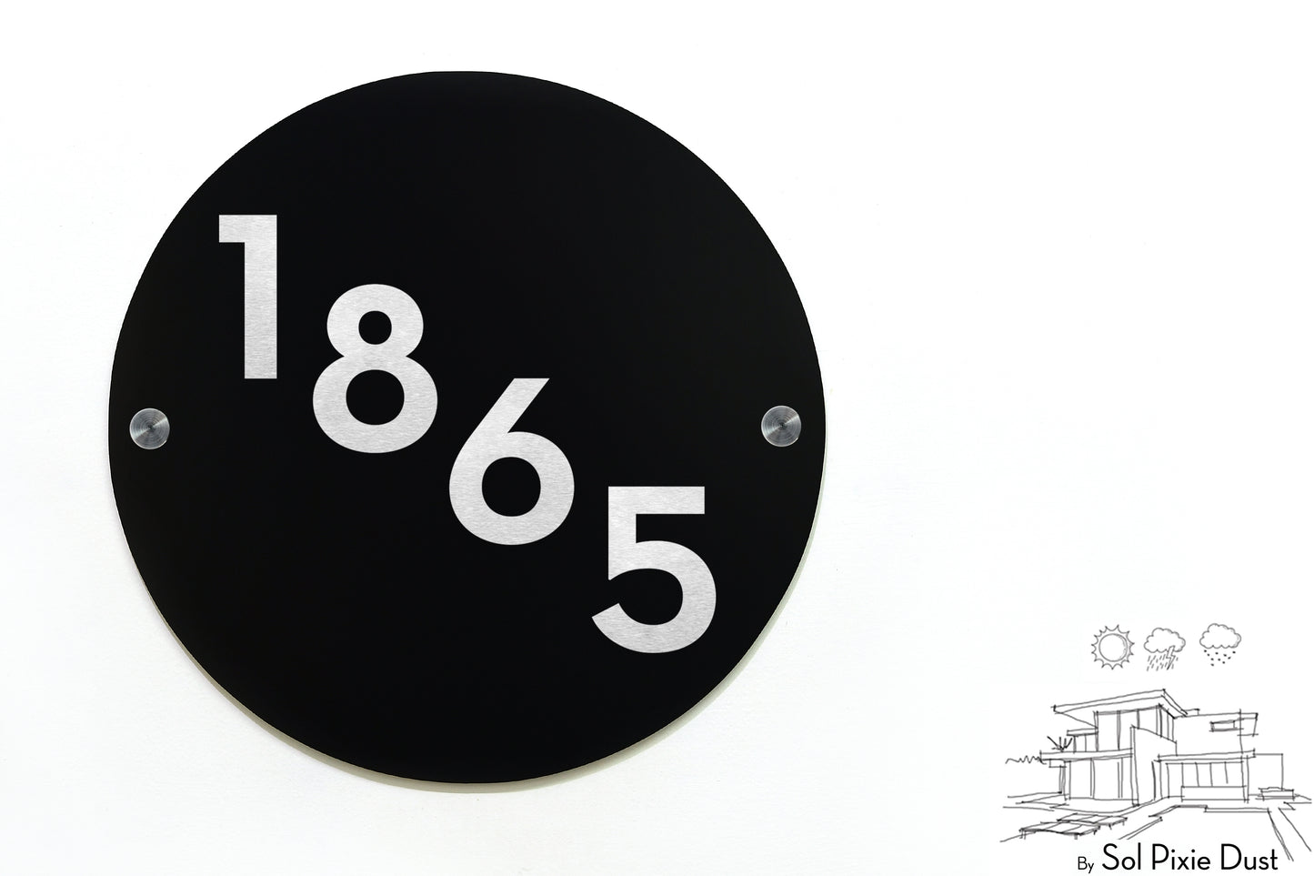 Aluminum (ACP) Engraved Address Plaque