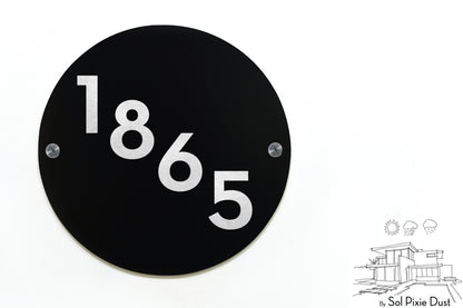 Aluminum (ACP) Engraved Address Plaque