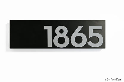 Hollow Aluminum Address Plaques - LED Signs