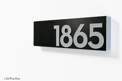 Hollow Aluminum Address Plaques - LED Signs