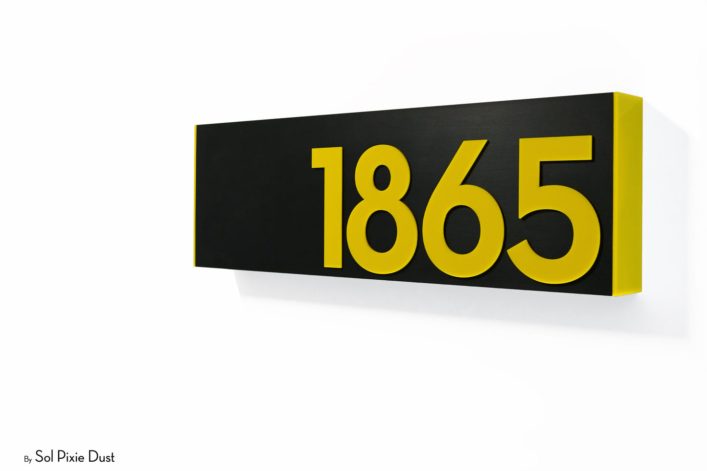 Hollow Aluminum Address Plaques - LED Signs