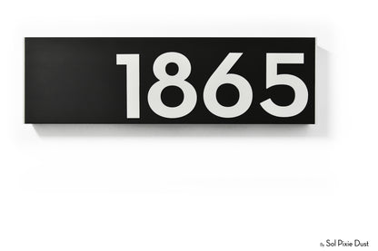 Hollow Aluminum Address Plaques - LED Signs