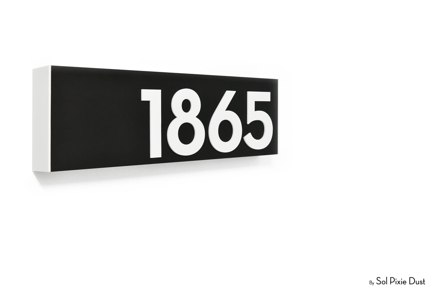 Hollow Aluminum Address Plaques - LED Signs