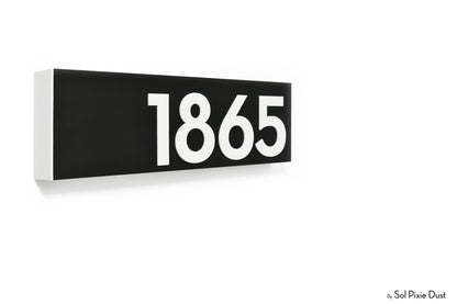 Hollow Aluminum Address Plaques - LED Signs