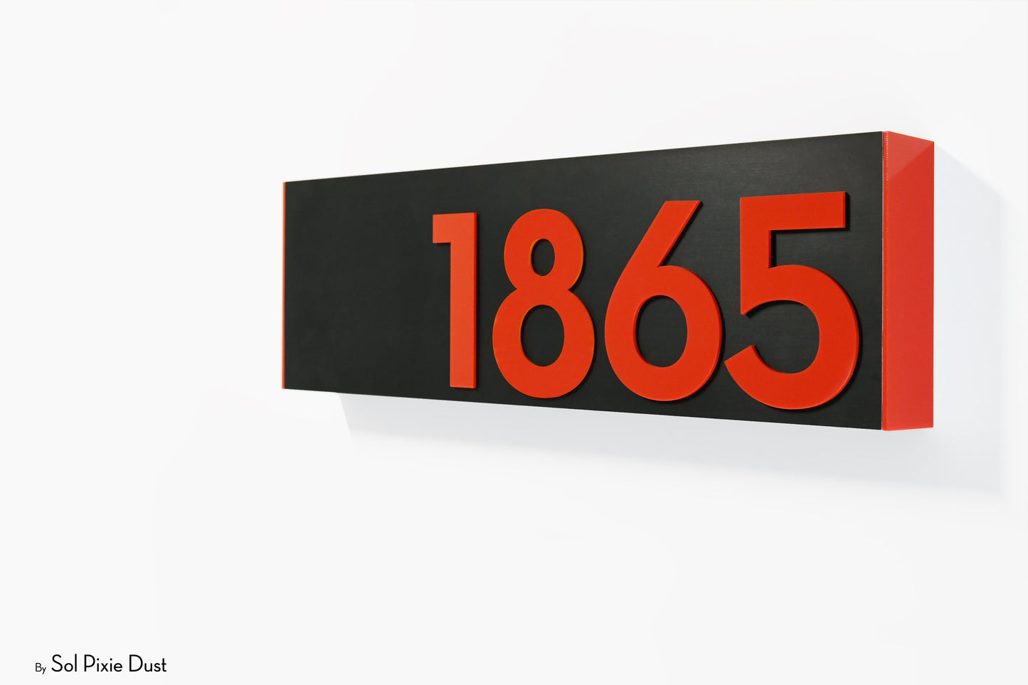 Hollow Aluminum Address Plaques - LED Signs