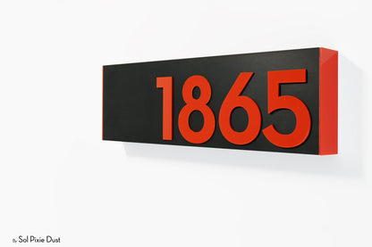 Hollow Aluminum Address Plaques - LED Signs