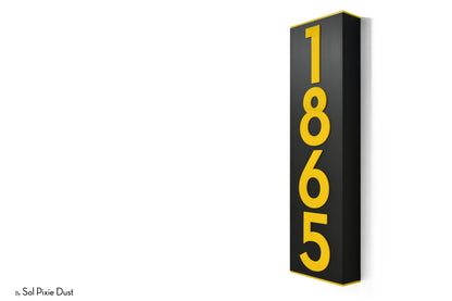 Hollow Aluminum Address Plaques - LED Signs