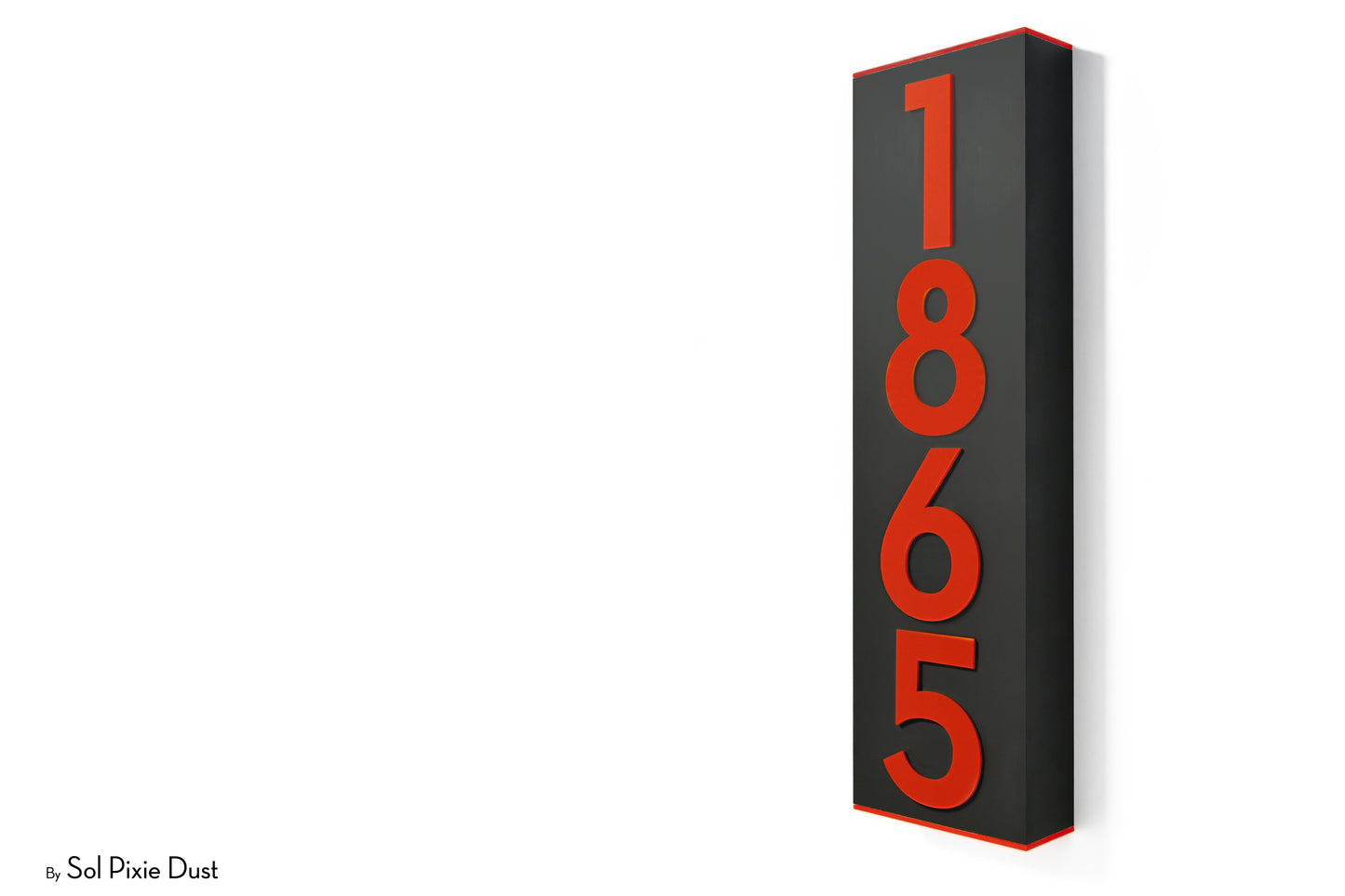 Hollow Aluminum Address Plaques - LED Signs