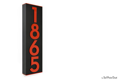 Hollow Aluminum Address Plaques - LED Signs