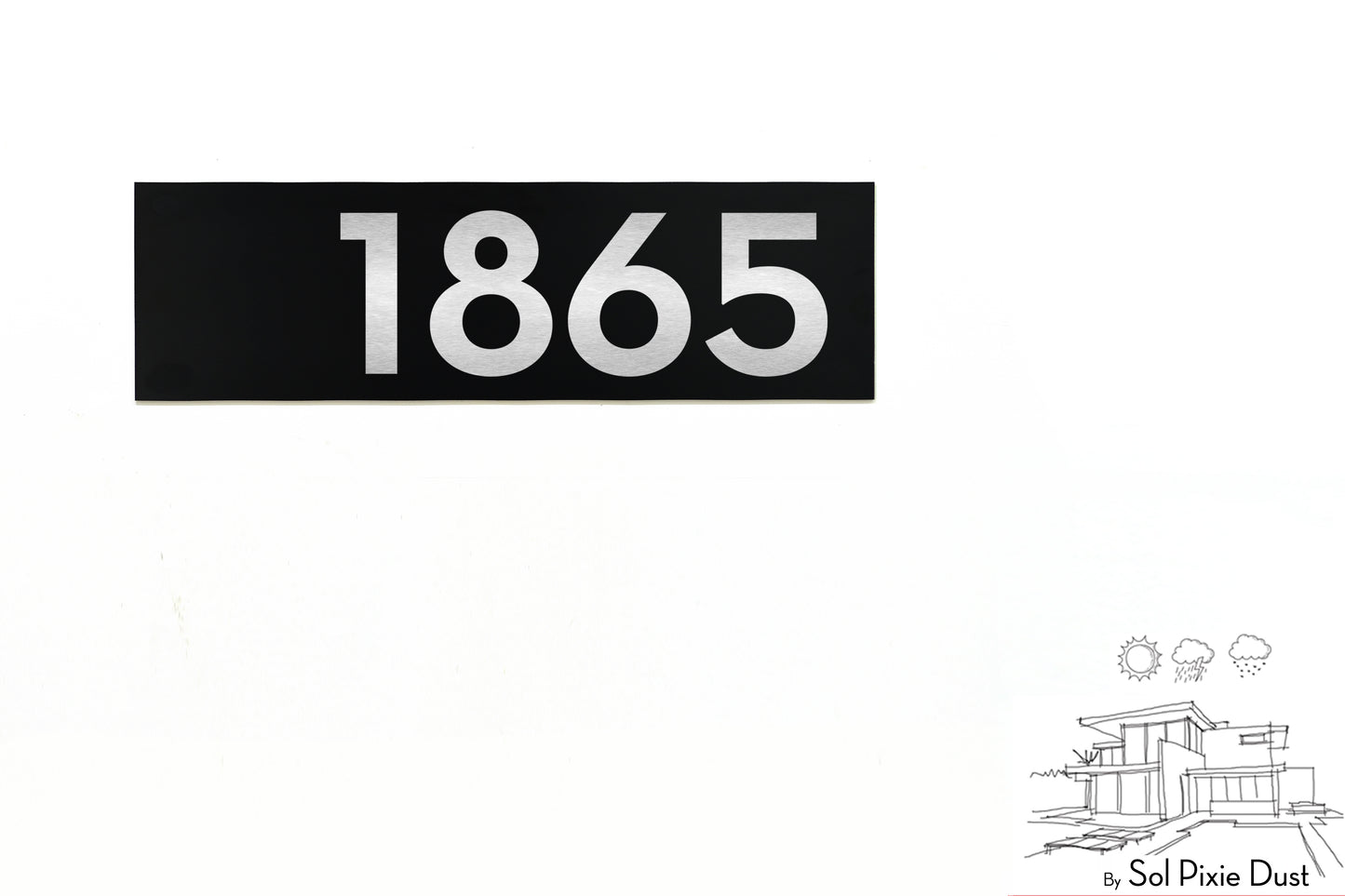 Aluminum (ACP) Engraved Address Plaque