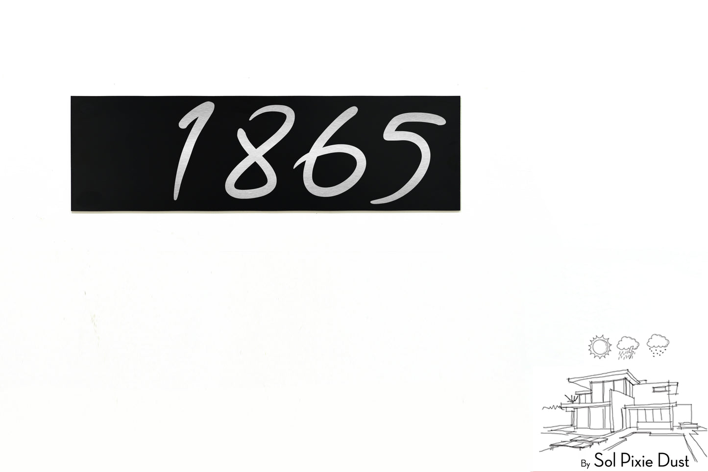 Aluminum (ACP) Engraved Address Plaque