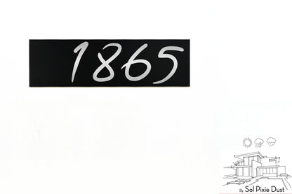 Aluminum (ACP) Engraved Address Plaque