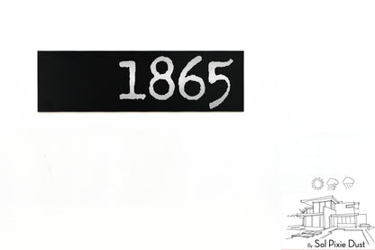 Aluminum (ACP) Engraved Address Plaque