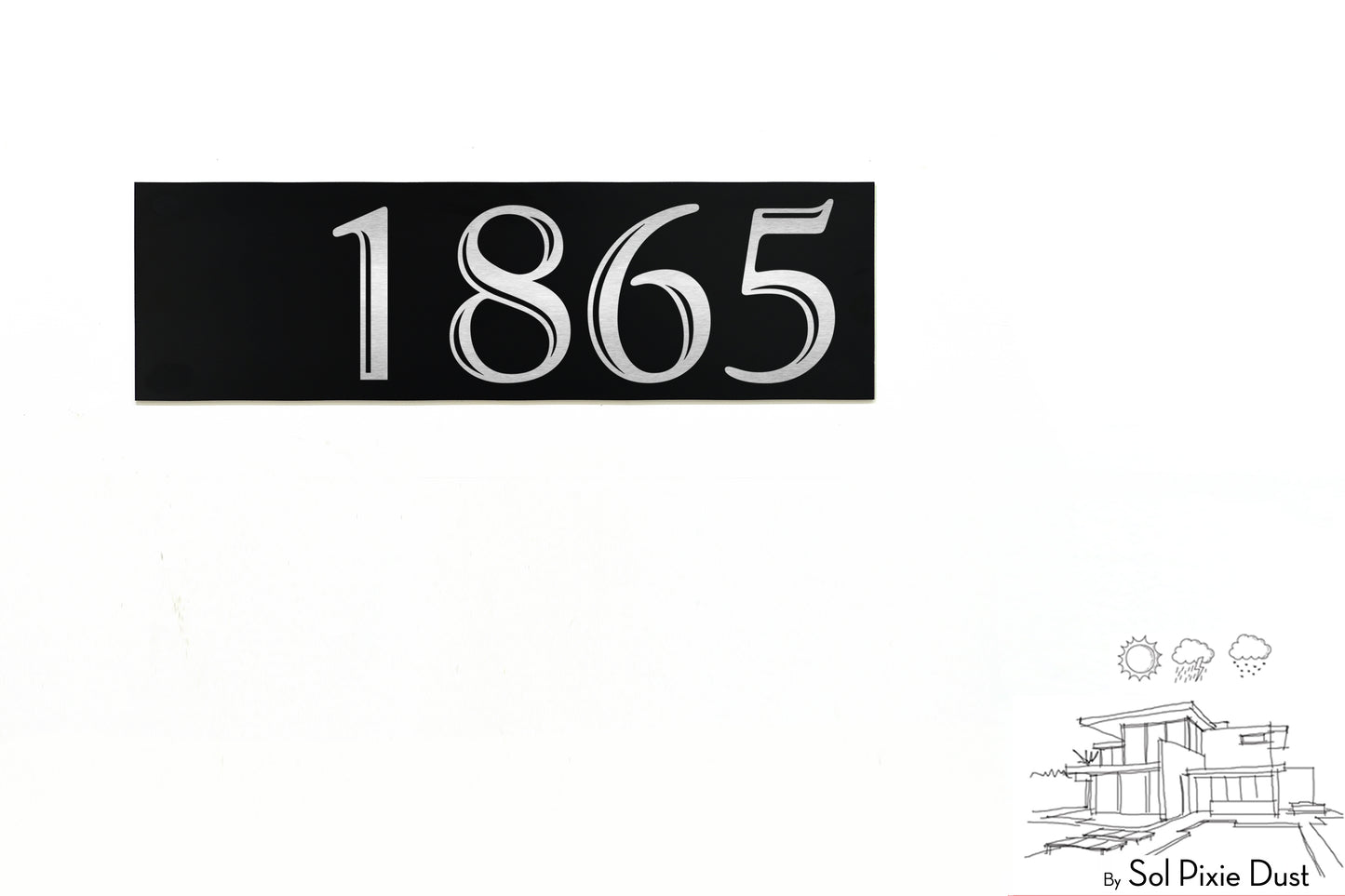 Aluminum (ACP) Engraved Address Plaque