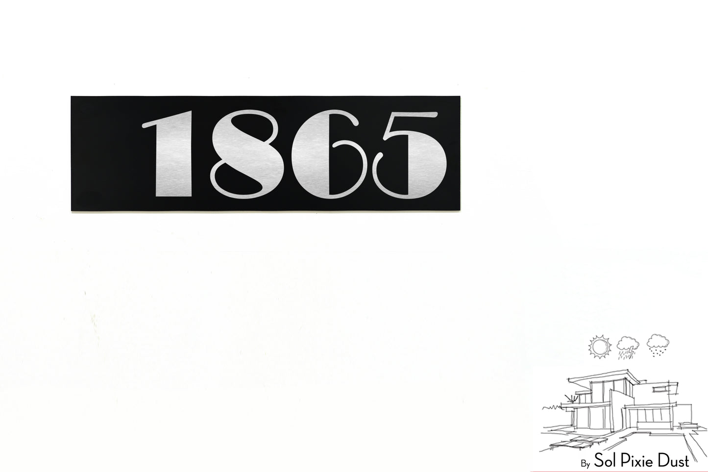 Aluminum (ACP) Engraved Address Plaque