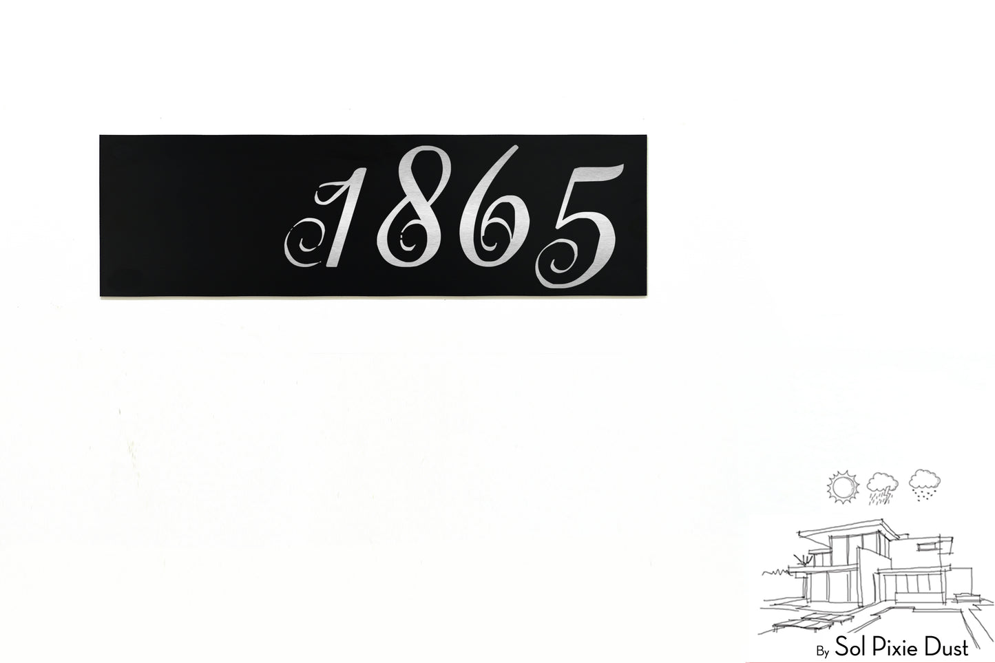 Aluminum (ACP) Engraved Address Plaque