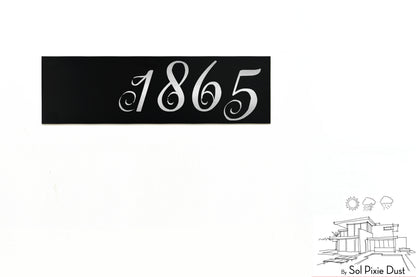 Aluminum (ACP) Engraved Address Plaque