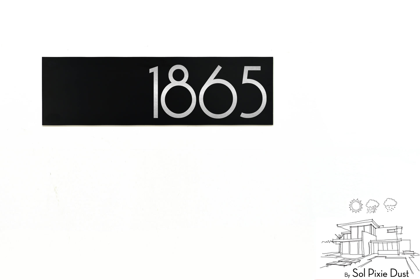 Aluminum (ACP) Engraved Address Plaque