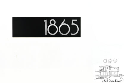 Aluminum (ACP) Engraved Address Plaque