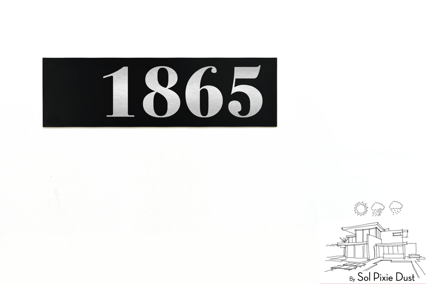 Aluminum (ACP) Engraved Address Plaque