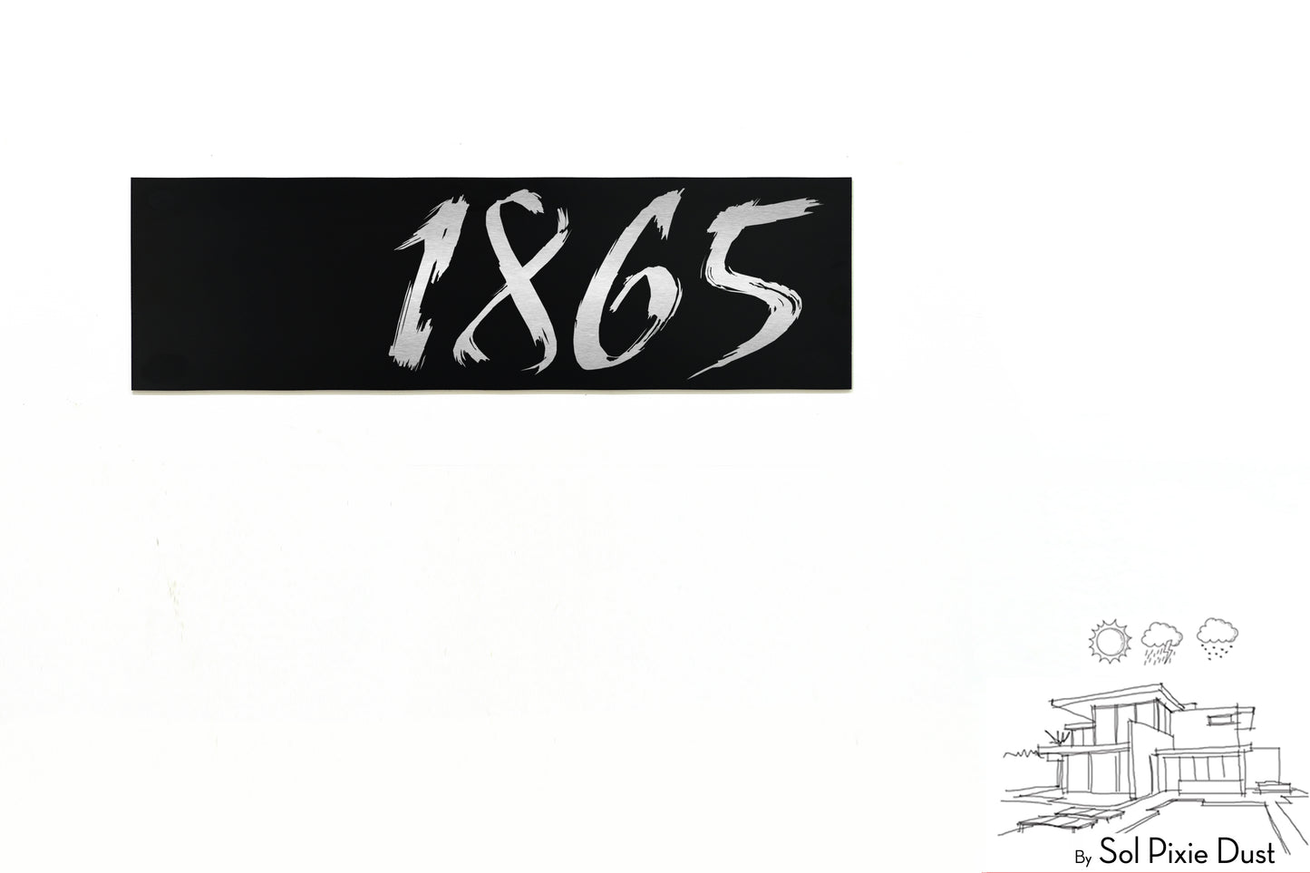 Aluminum (ACP) Engraved Address Plaque