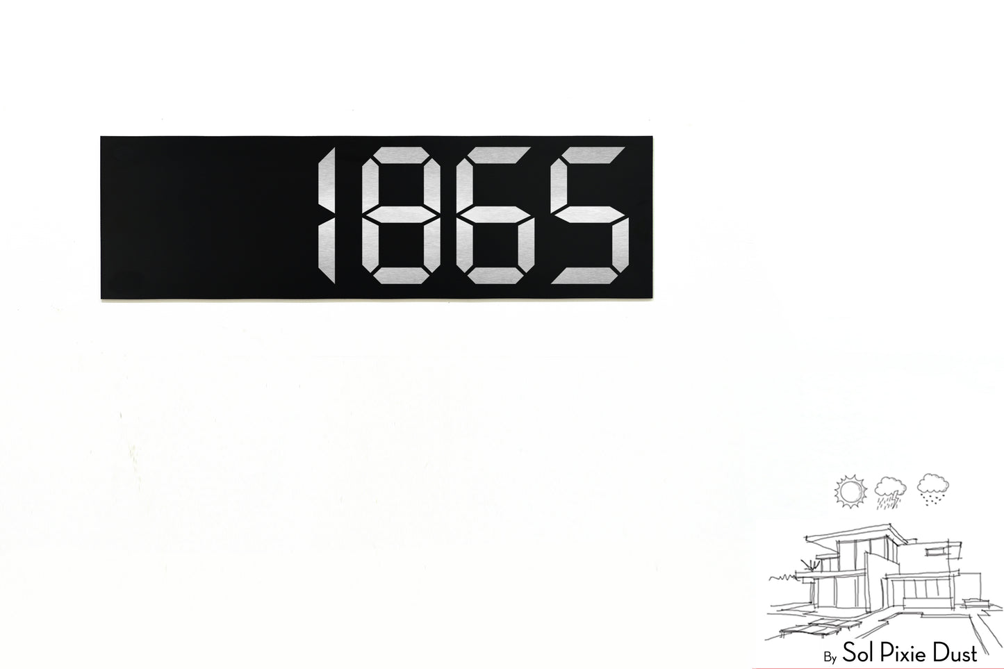 Aluminum (ACP) Engraved Address Plaque