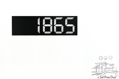 Aluminum (ACP) Engraved Address Plaque