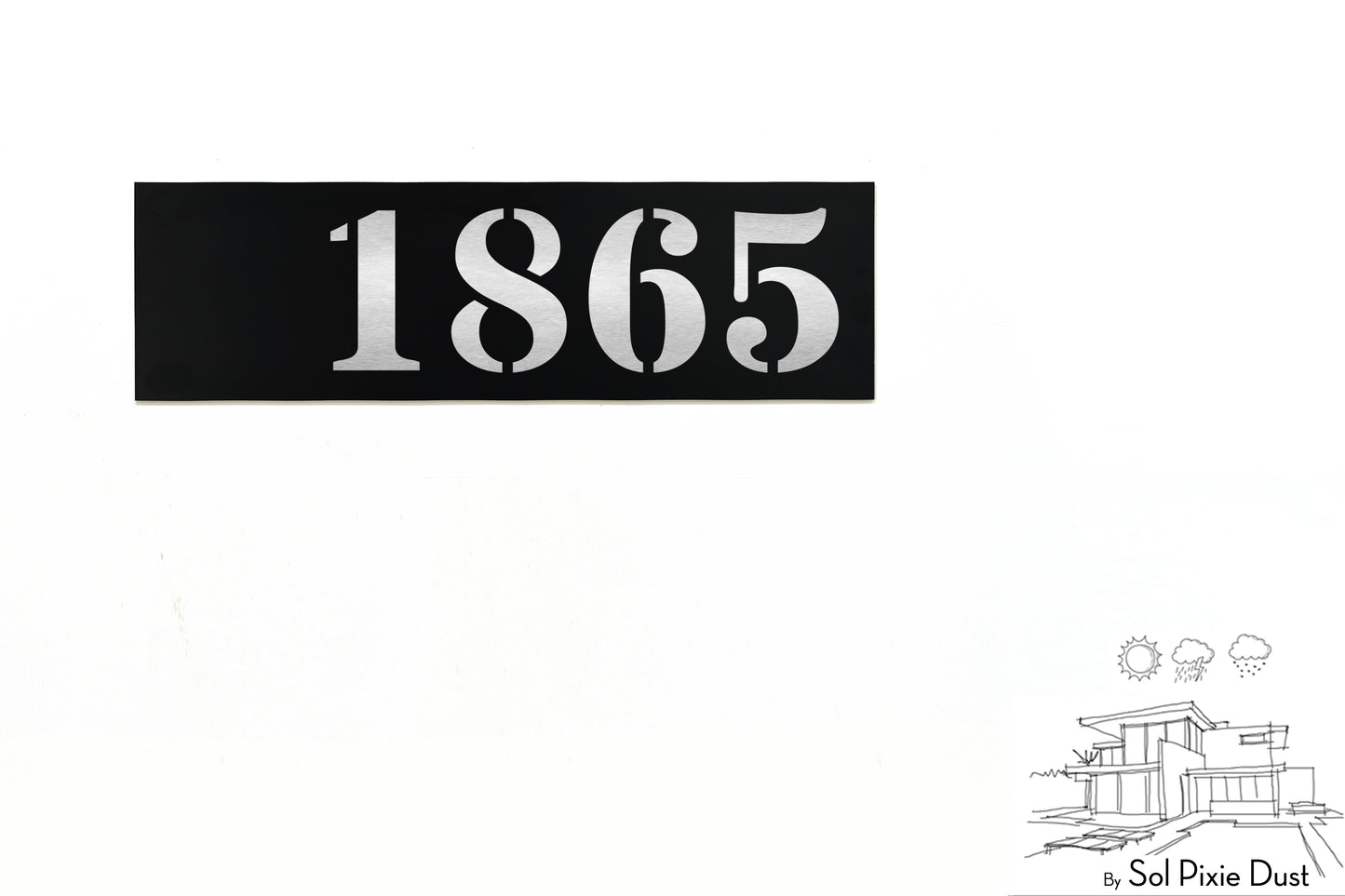 Aluminum (ACP) Engraved Address Plaque